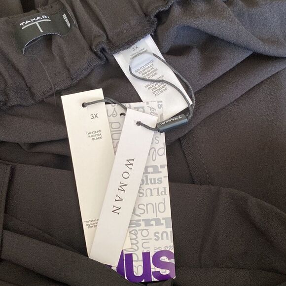 NWT Tahari Tapered Loose Fit Pull On Trousers - Picture 9 of 11